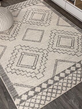 JONATHAN Y NWT Amir
Moroccan Beni Souk
Cream/Gray 4 ft. × 6 ft.
Area Rug